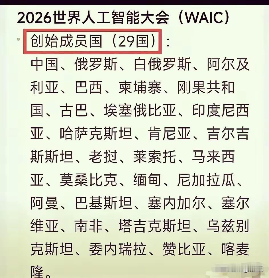 人工智能大会，看了成员名单，不禁要问，有些国家全部普及电脑了吗？人人都有手机了吗