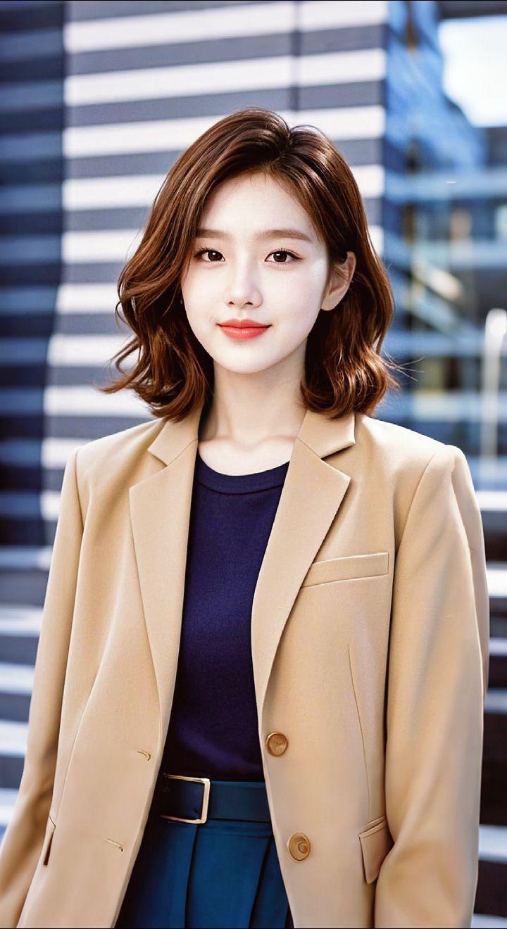 AI扩图 AI棕发雅韵