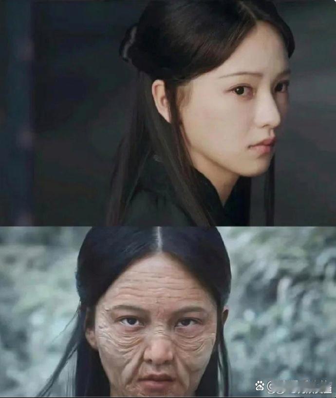 化妆师对老年妆的理解还是不完全一样的…… ​​​