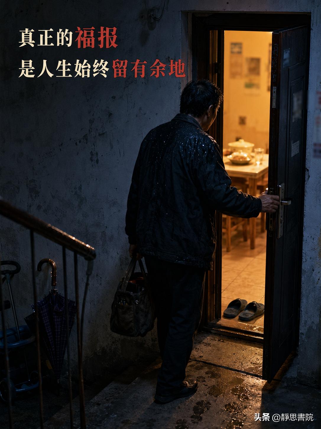 什么叫福报？不是好运接连不断，而是人生始终留有余地

福报这两个字，最容易被说成