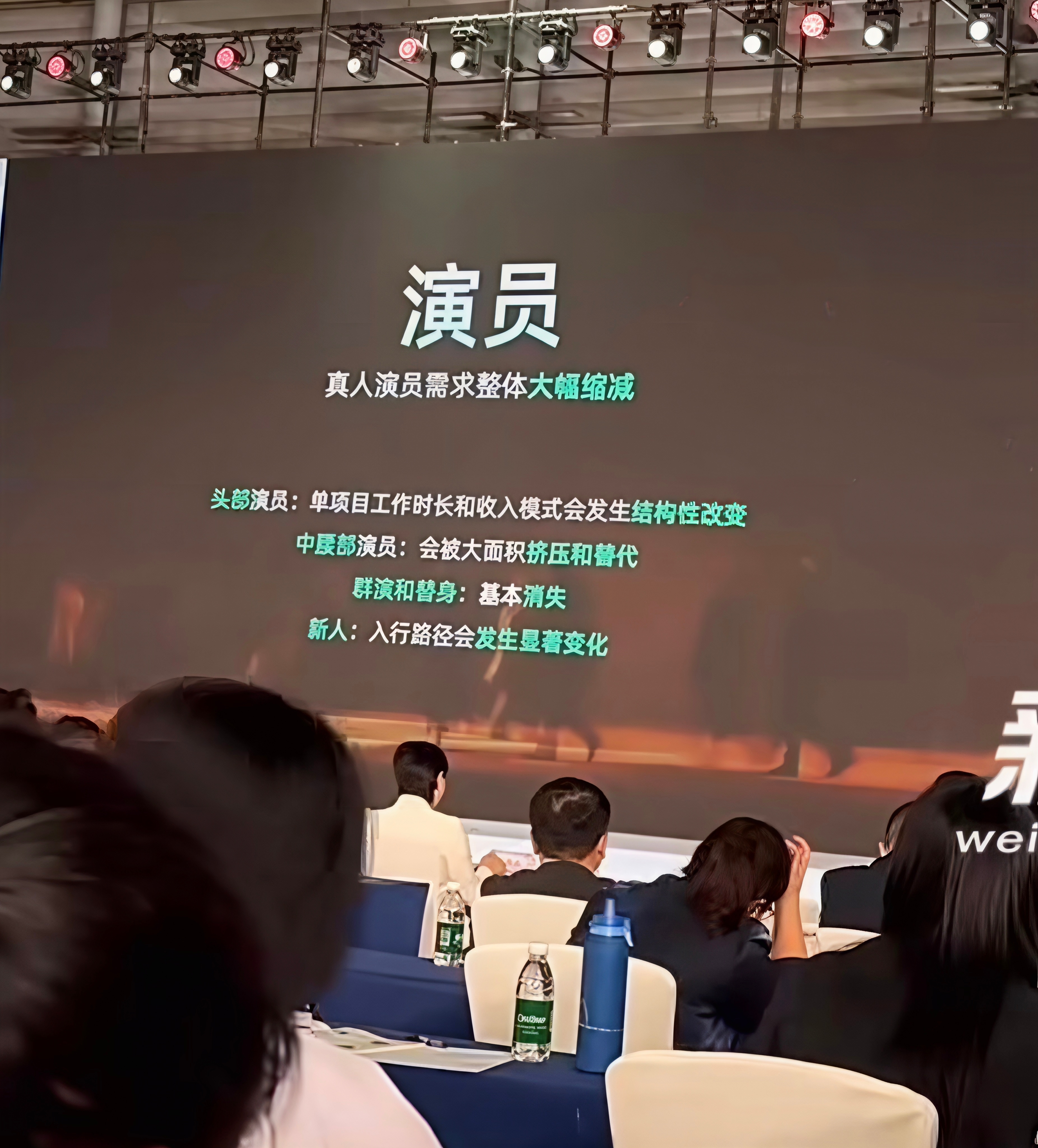看到一张图，说的是影视行业演员生态的变革趋势，真人演员需求“整体大幅缩减”，行业