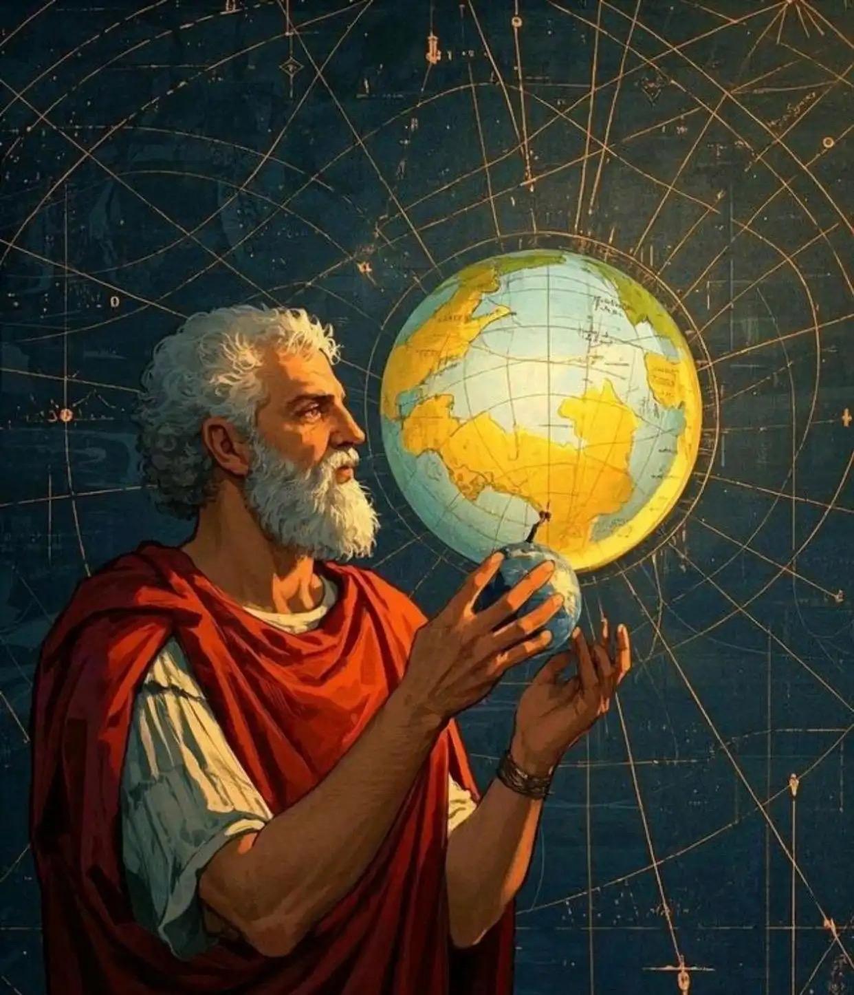 托勒密的贡献确实贯穿天文、地理、数学多个领域，是古代西方学术的集大成者

  1