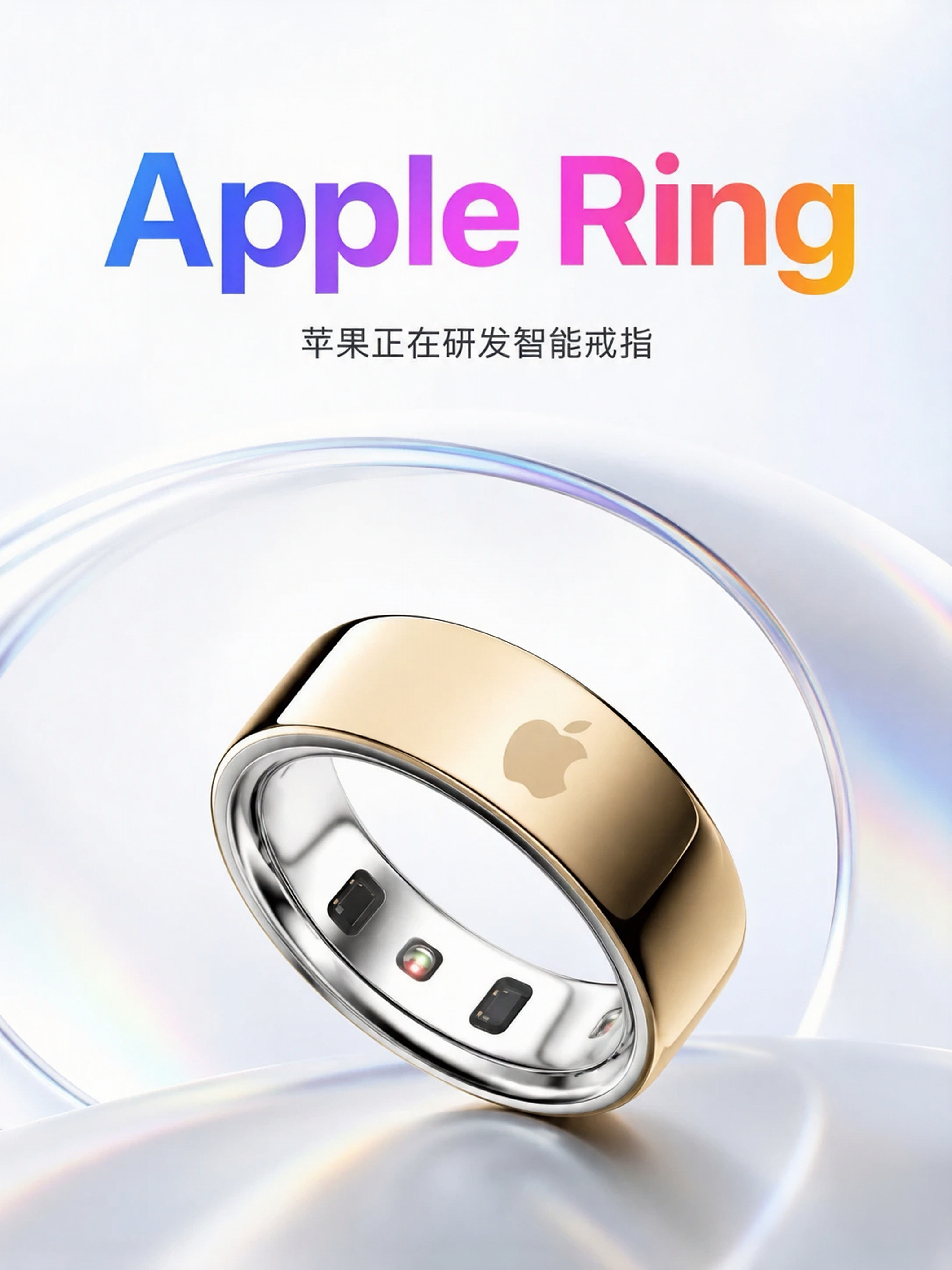 苹果全新穿戴Apple Ring正在深度研发，指尖新形态补齐生态版图。轻薄金属环