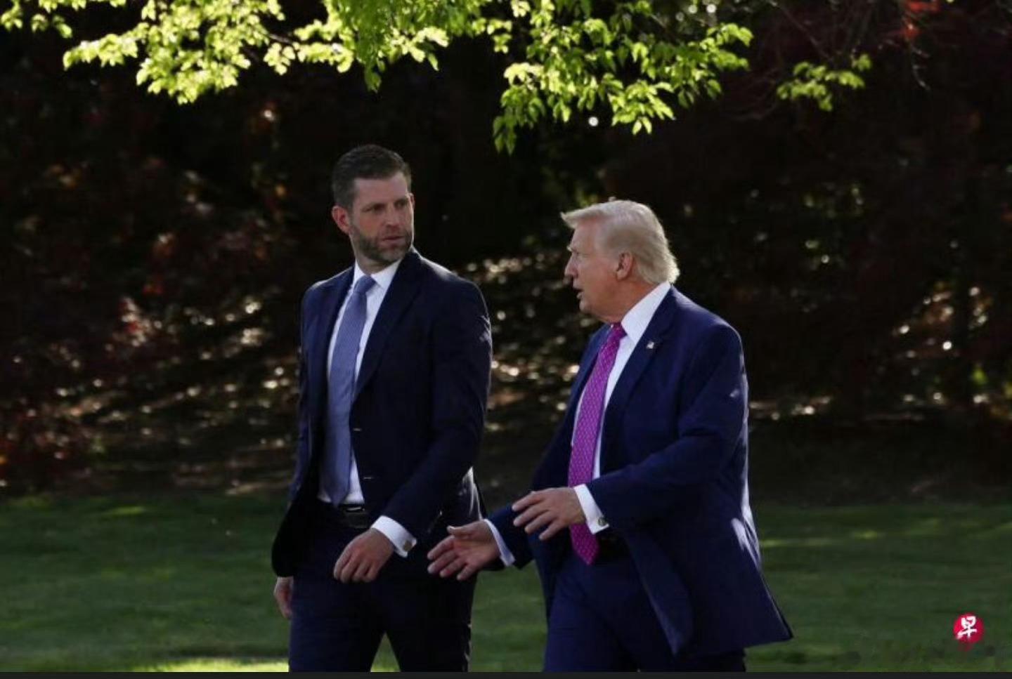 【纯旅游】特朗普儿子埃里克夫妇将随父访华。 白宫官员说，埃里克与中国没有商业往来