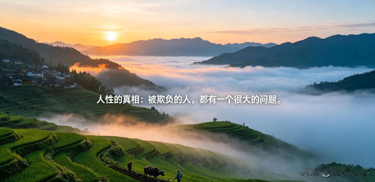 人性的真相：被欺负的人，其实都有一个很大的问题。

你有没有发现，身边总有那么几