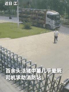 “这个消防站火了！”江苏徐州，一辆货车司机突然把车停在消防站门口，大喊：“同志，