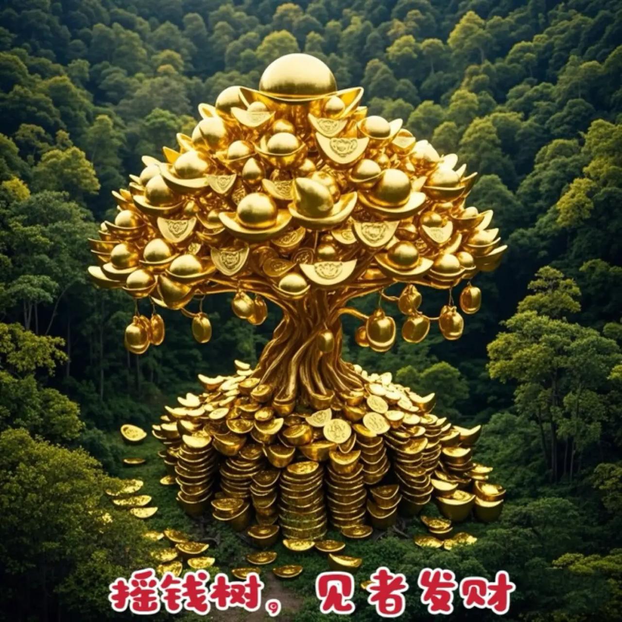 昨晚我梦中竟出现了摇钱树，那景象可太诱人了。不过解梦说，梦见摇钱树可能意味着经济