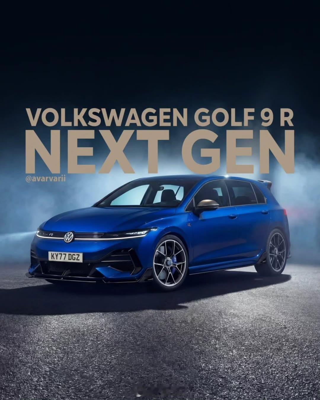 下一代大众高尔夫R MK9渲染图 下一代大众高尔夫R MK9渲染图，大家觉得怎么