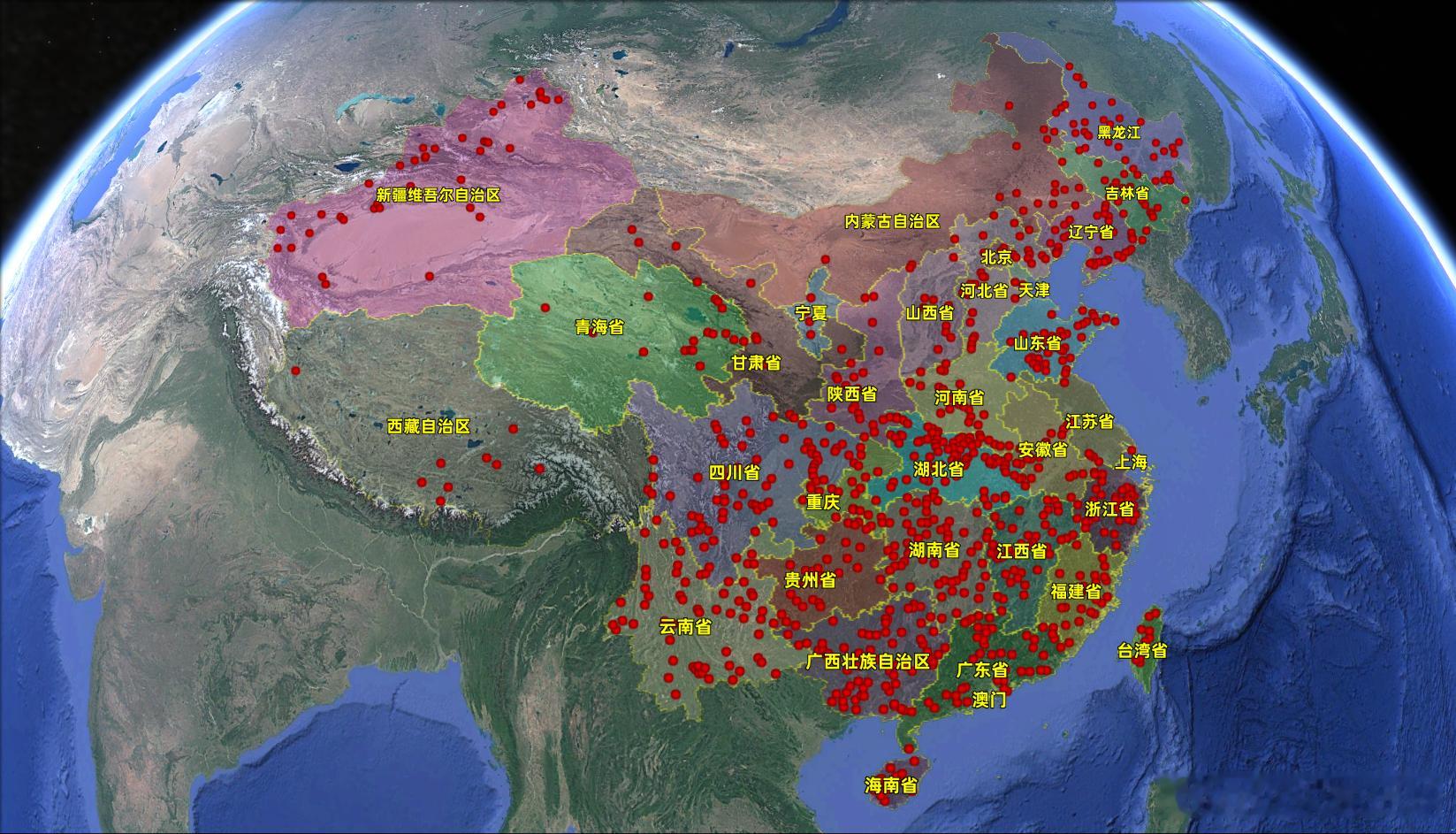 中国大型水库分布图 台风巴威登陆地点