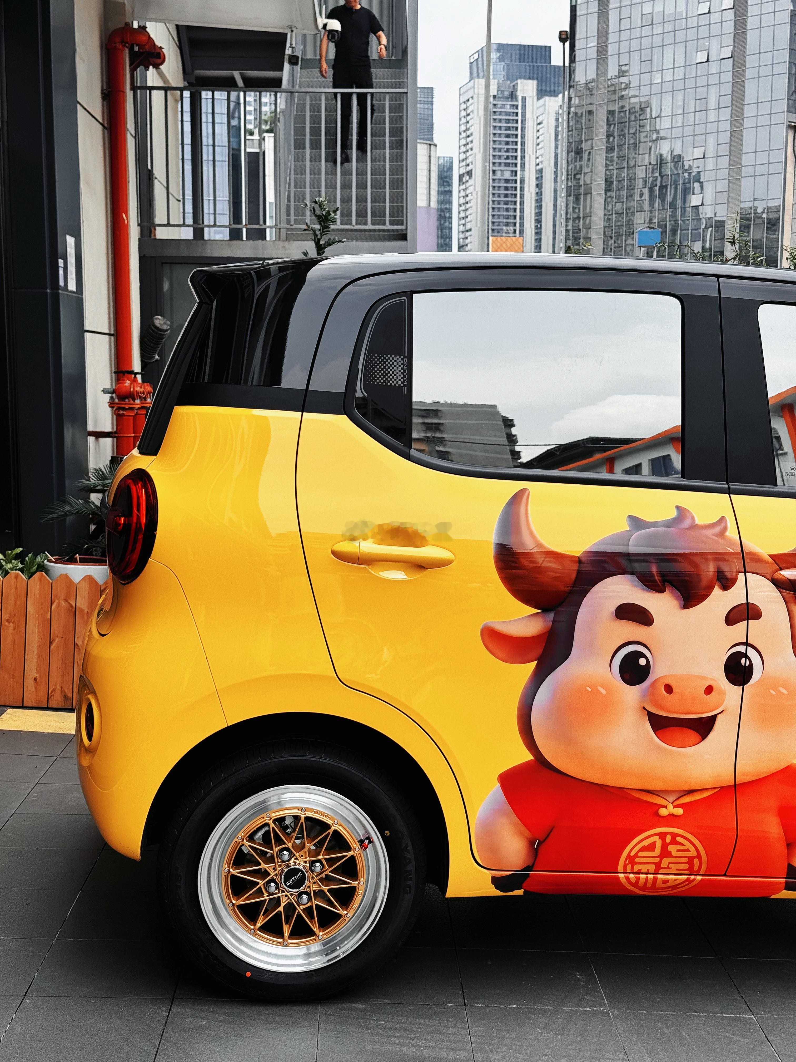 买菜也要有好心情 五菱宏光Mini 14寸迈斯顿 完工上车！ 
