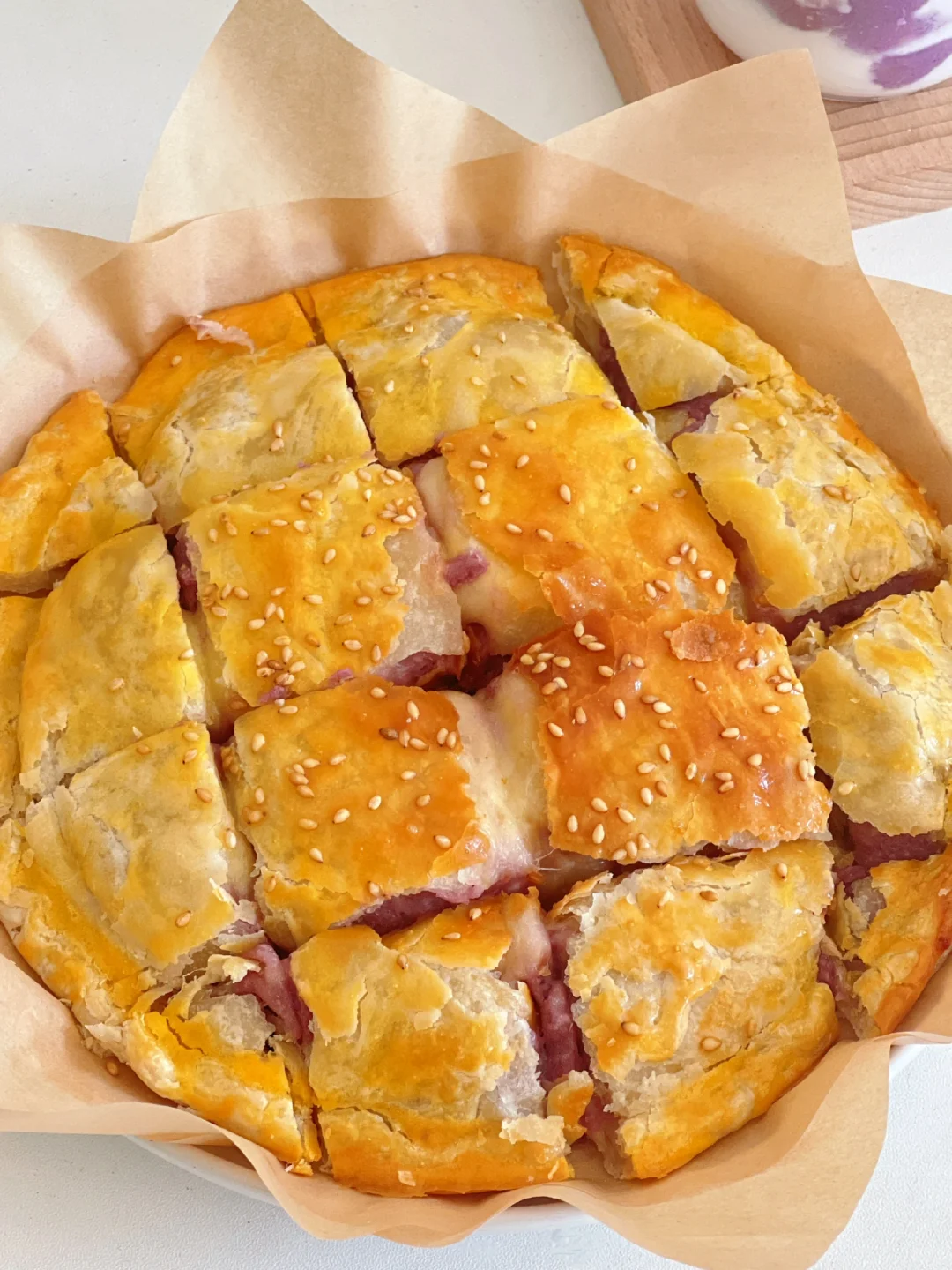 手抓饼的神仙吃法❗️芋泥芝士饼🫓太好吃啦