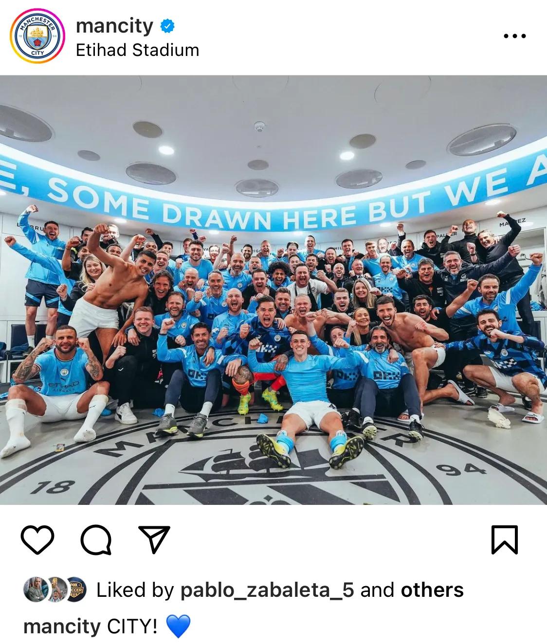 【曼城欧冠决赛】蓝心💙city！！！[赞]