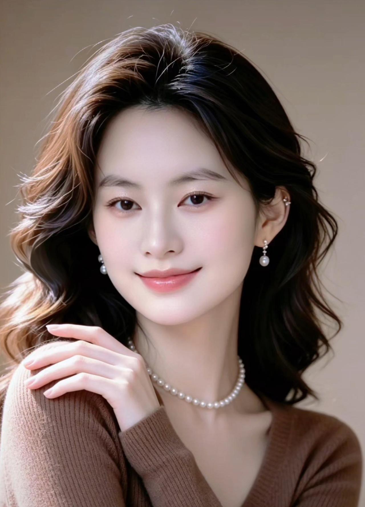这位美女笑得真温柔！