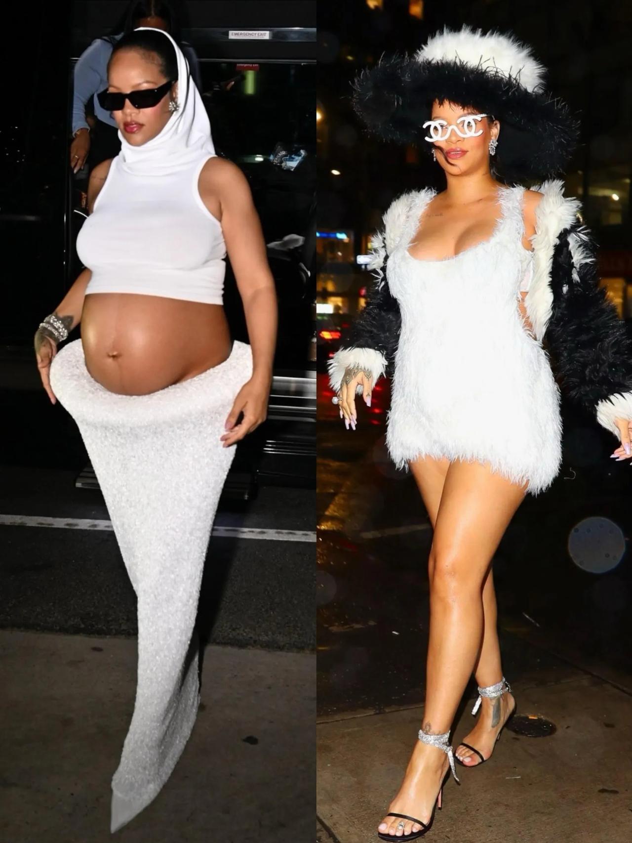 Rihanna蕾哈娜应该是孕期最敢穿的女明星了吧？


她敢认第二，谁能敢认第一