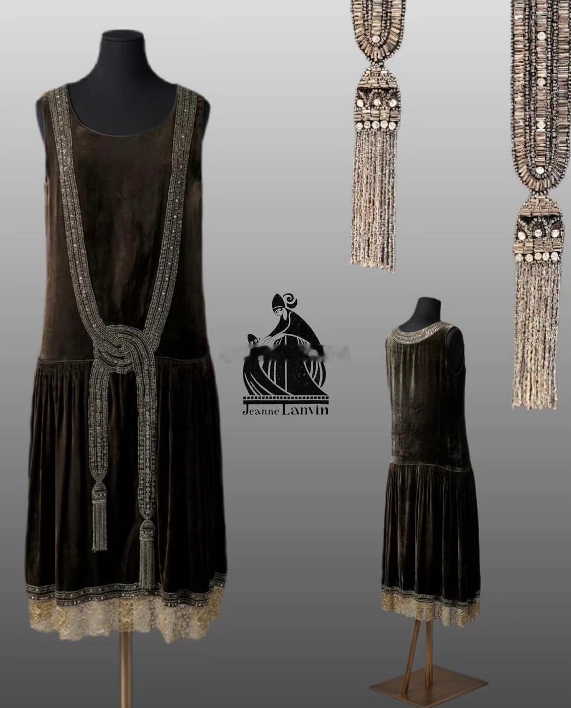 三小姐1920s私藏馆  【No.208】 Jeanne Lanvin 1926