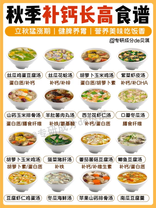 立秋猛涨期‼️多给宝宝吃这16道菜|补铁补钙