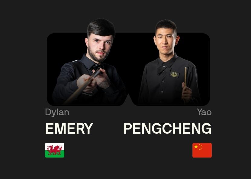 姚朋成1-4不敌艾默里，无缘威尔士赛次轮！
 
 
北京时间1月10日早晨，20