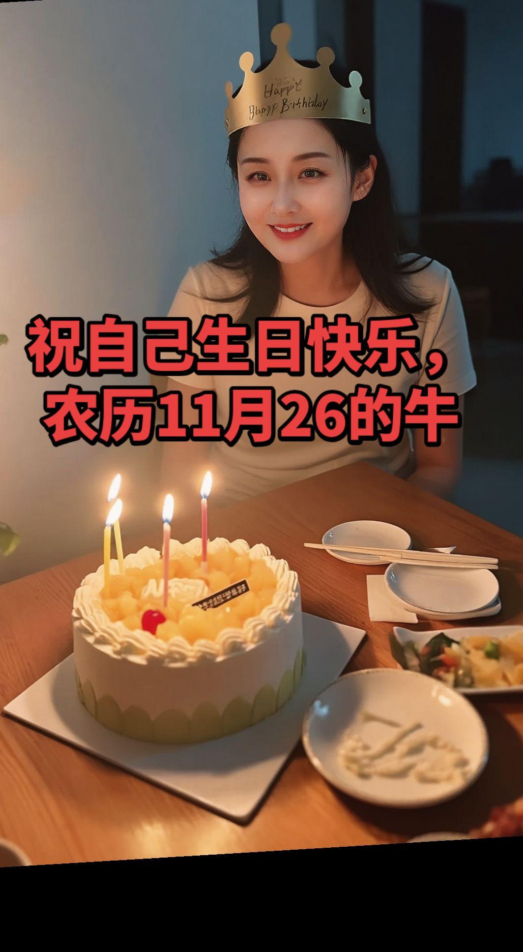 祝所有属牛的余生幸福快乐！AI生日随拍