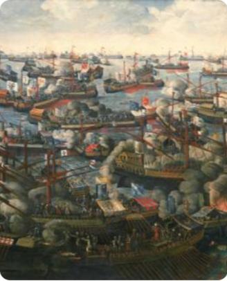 勒班陀海战
在1571年10月7日的清晨，地中海的波涛之上迎来了一场决定欧洲未来