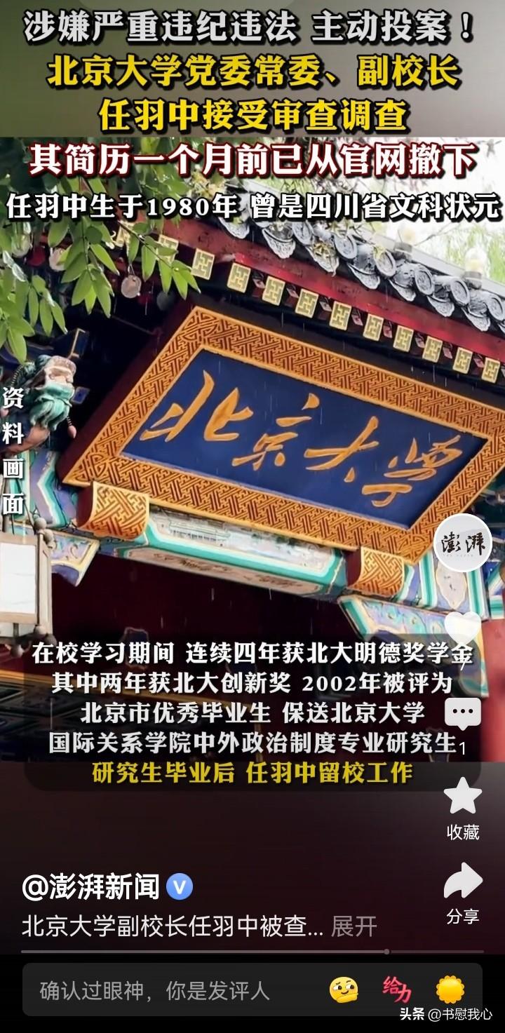 这是教育的失败，还是人性的堕落？堂堂北京大学的副校长，这是很高级别了，好像是正厅