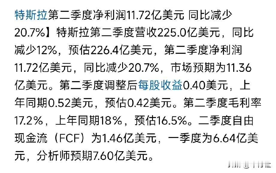 现在全世界的车企都被卷的利润下跌
日产和stellantis上半年盈转亏
特斯拉
