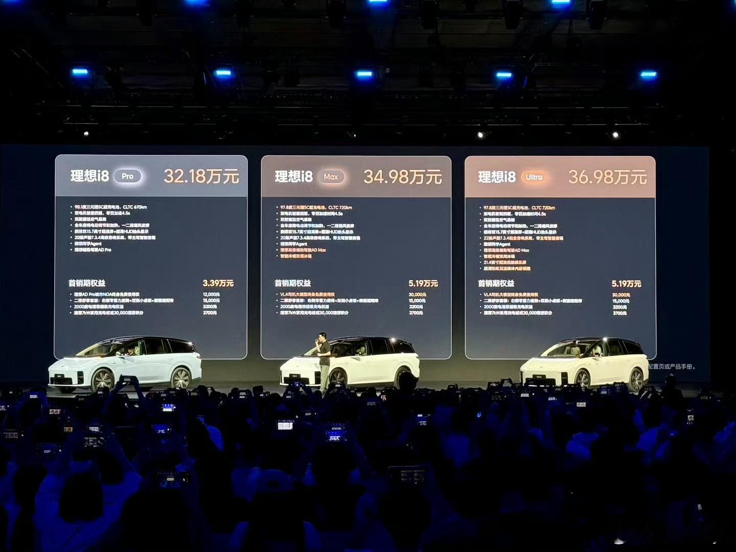 理想i8顶配36.98万，这个价格合适！值得冲。李想和理想终于想明白了！理想i8