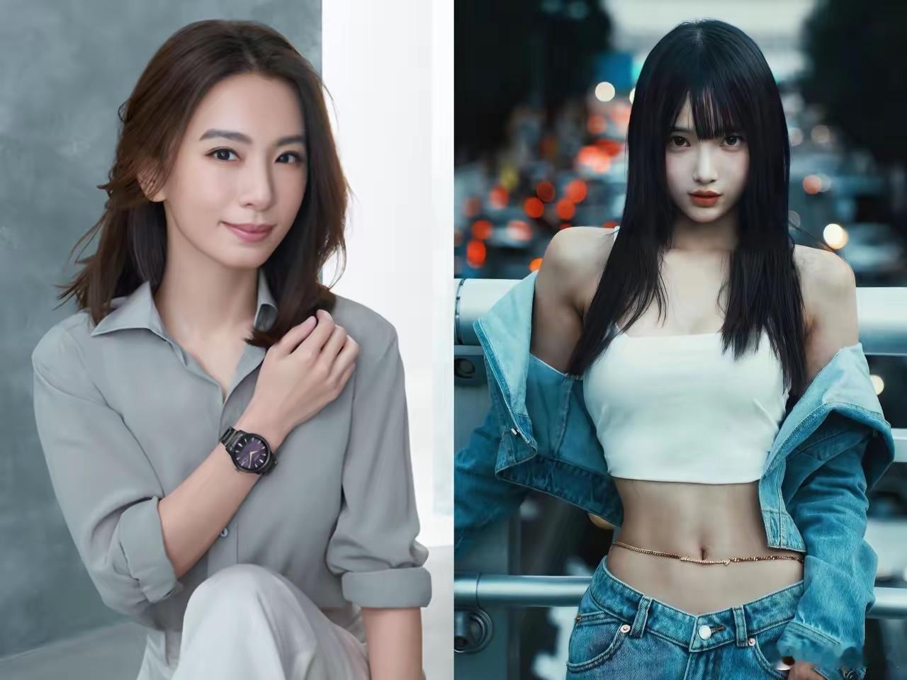 永远不要怀疑林俊杰的眼光，发现没有？就算是和田馥甄比七七也是毫不逊色，气质也是不