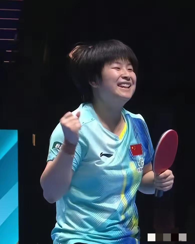 漂亮啊，小蘑菇，居然把奥运会女单铜牌，世排第九的早田希娜给干下去了。
这场比赛结