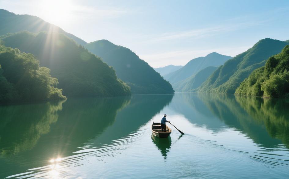 品读《山海经》540——《神州江湖》濛水
原文：
濛水出汉阳西，入江，聂阳西。