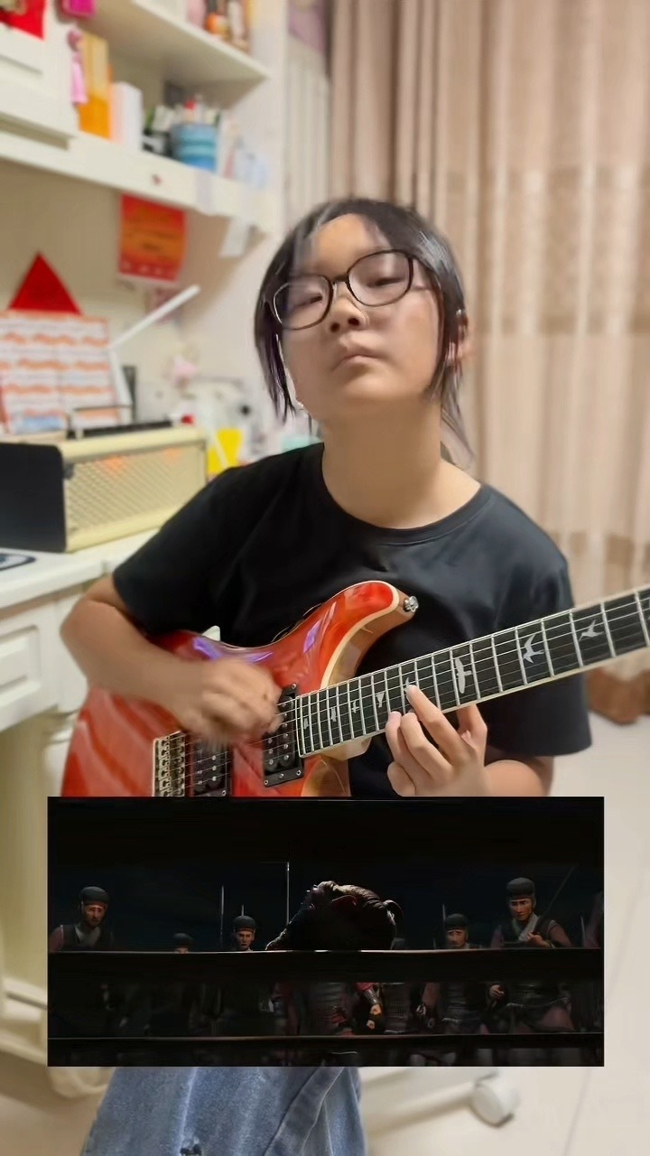 每代人有每代人的三国10后小女孩电吉他弹三国主题曲我们这代人眼里的曹操是多疑枭雄