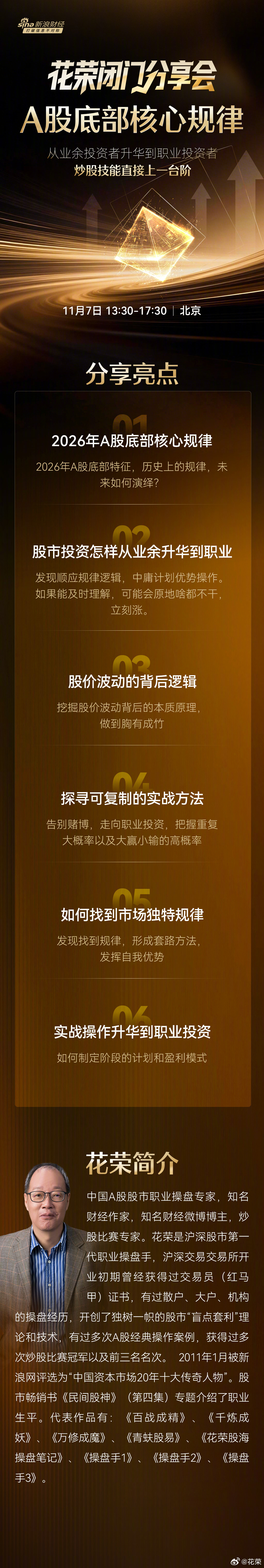 【2026 闭门投资分享会・北京场】很多投资者在市场底部阶段最容易犯两类错误要么