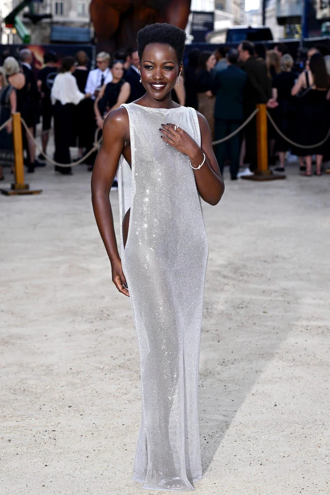 Lupita Nyong’o in Christian Cowan Fall 2