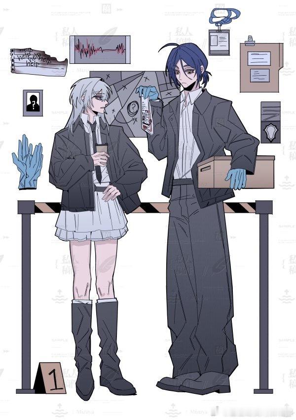 【我儿我女】前支持这对休息日也要临时加班的警探小情侣好吗，还有不准再把证物形容成