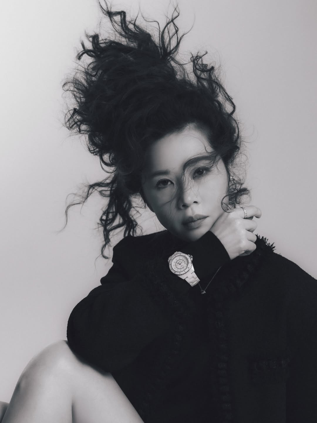 谢盈萱这组羊毛卷好美喔