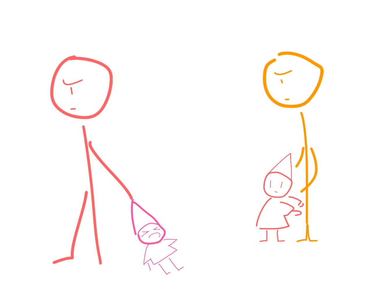 日常的路人a  犟种的妹妹暴躁的妈，无语的老师懵逼的她。难怪有人喜欢小朋友，真的