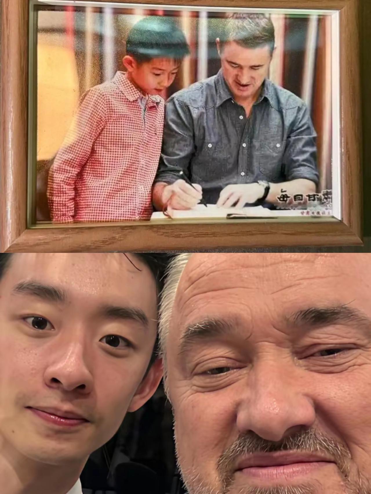 两张照片，见证了一场长达14年的蝶变。
      十四年前，在兰州一场台球推广
