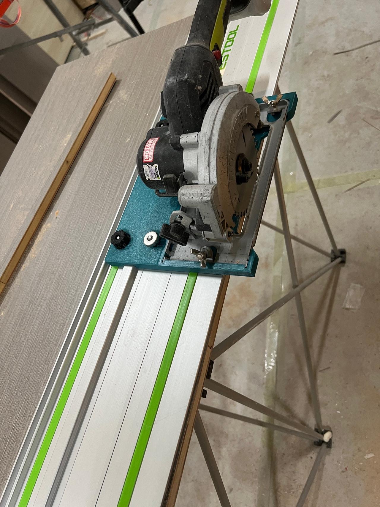 轨道锯底板，可调节大小，费斯托牧田轨道通用！高性能实用工具 好工具一起分享 手工