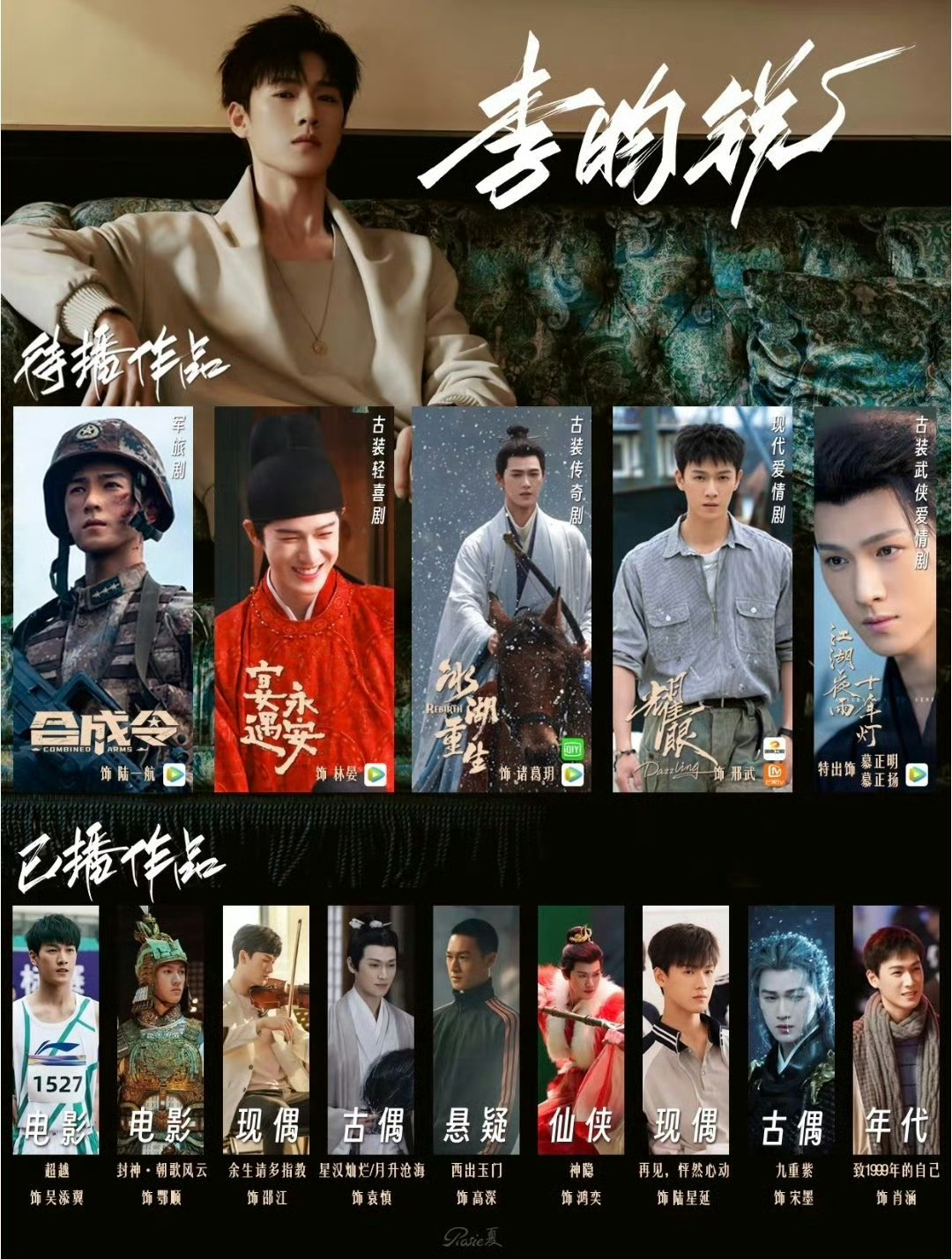 李昀锐存货 剧迷狂喜！李昀锐待播剧来袭[羞嗒嗒]从《合成令》的科幻探秘，到《冰湖