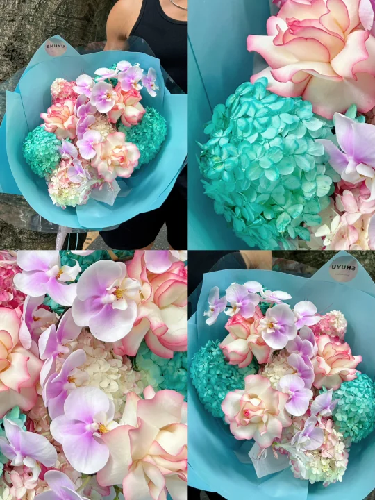 缤纷无尽夏，花开浪漫时！💙 | 广州花店