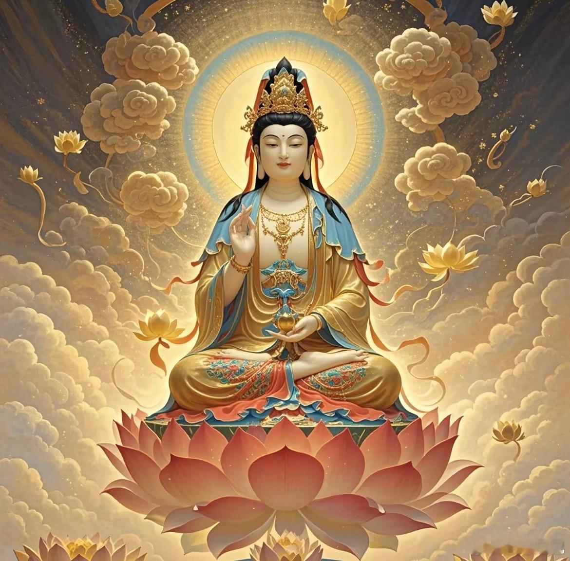 礼拜观音，近期霉运消散，贵人降临！ ​​​
