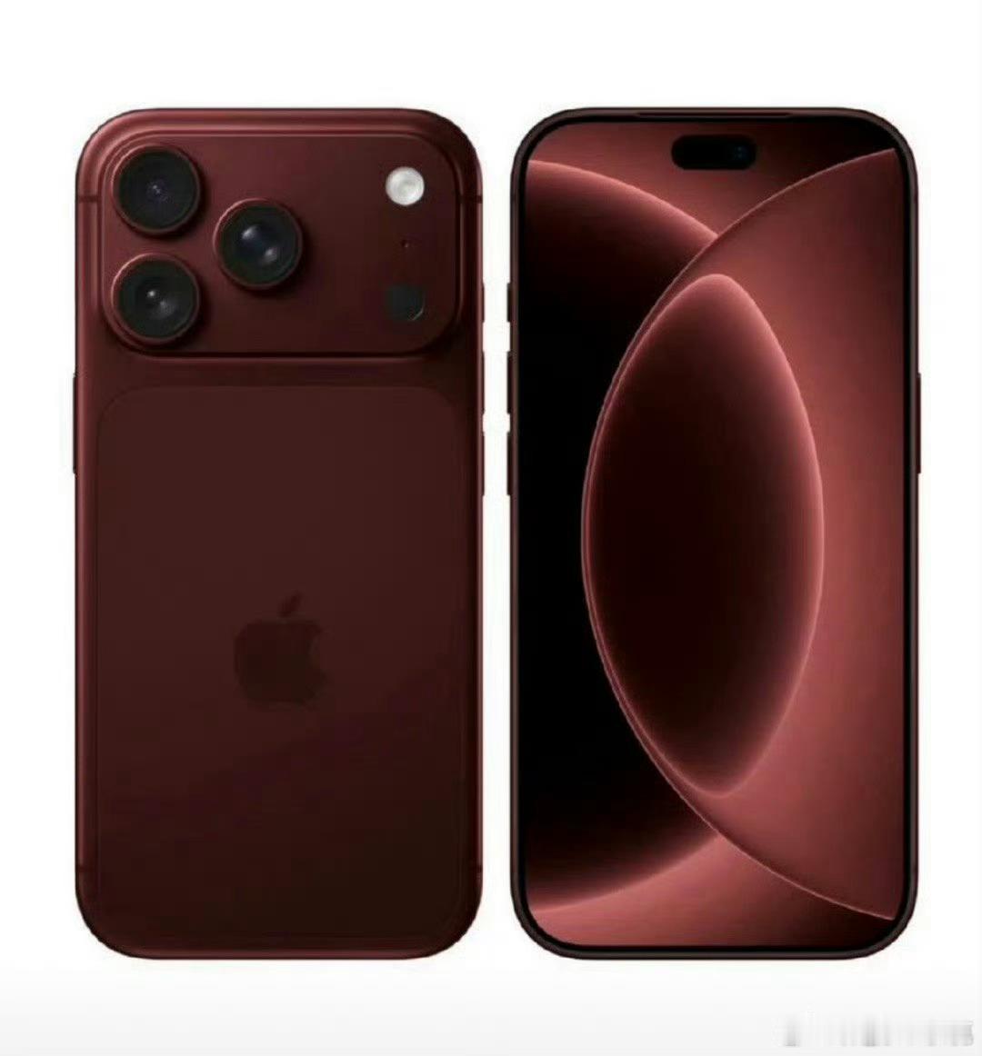 iPhone18Pro深红色深红色 颜值是真的长在我的心巴上！ 但我的 15 P