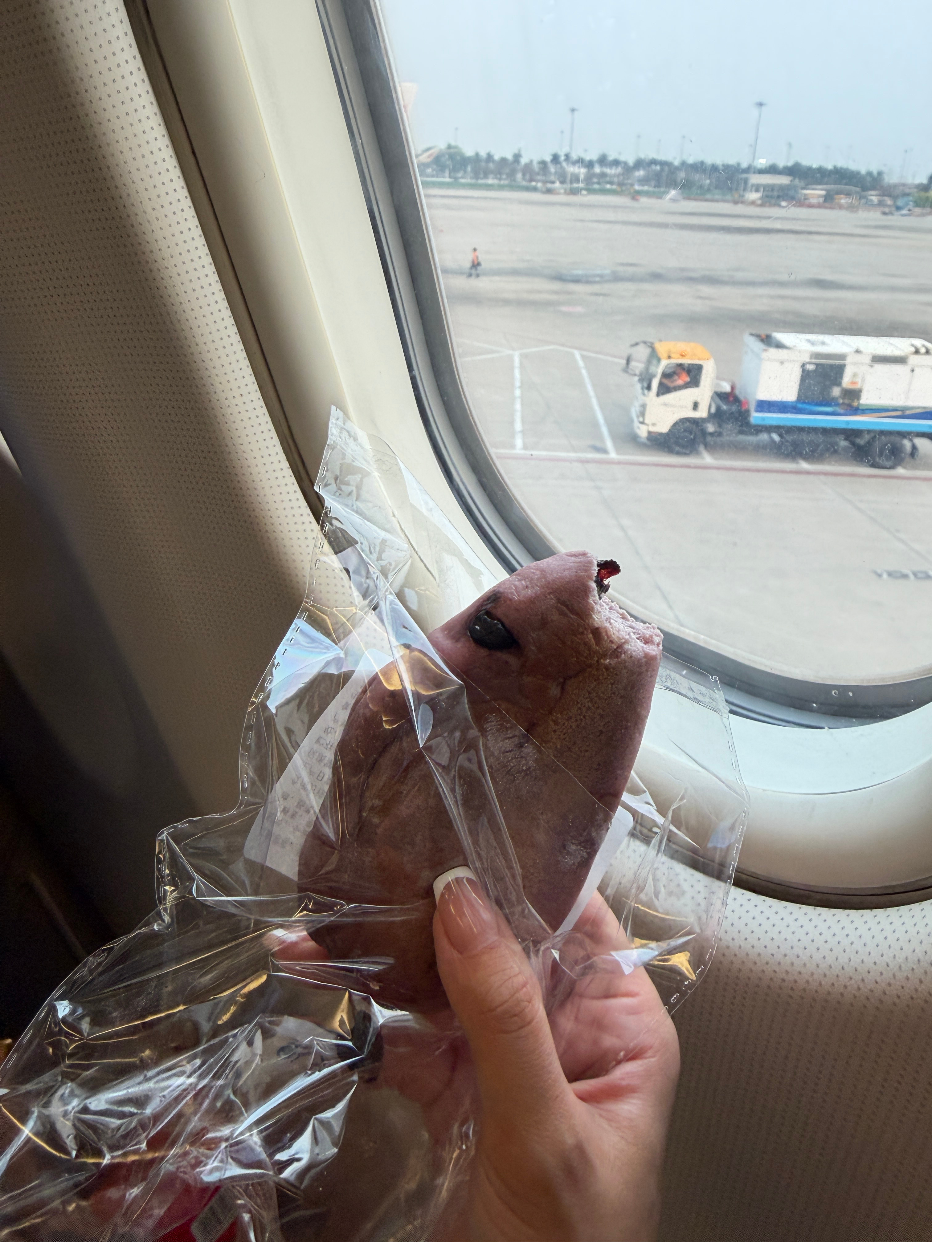 今天第一顿等我落地可以吃一头牛 广州·广州白云国际机场