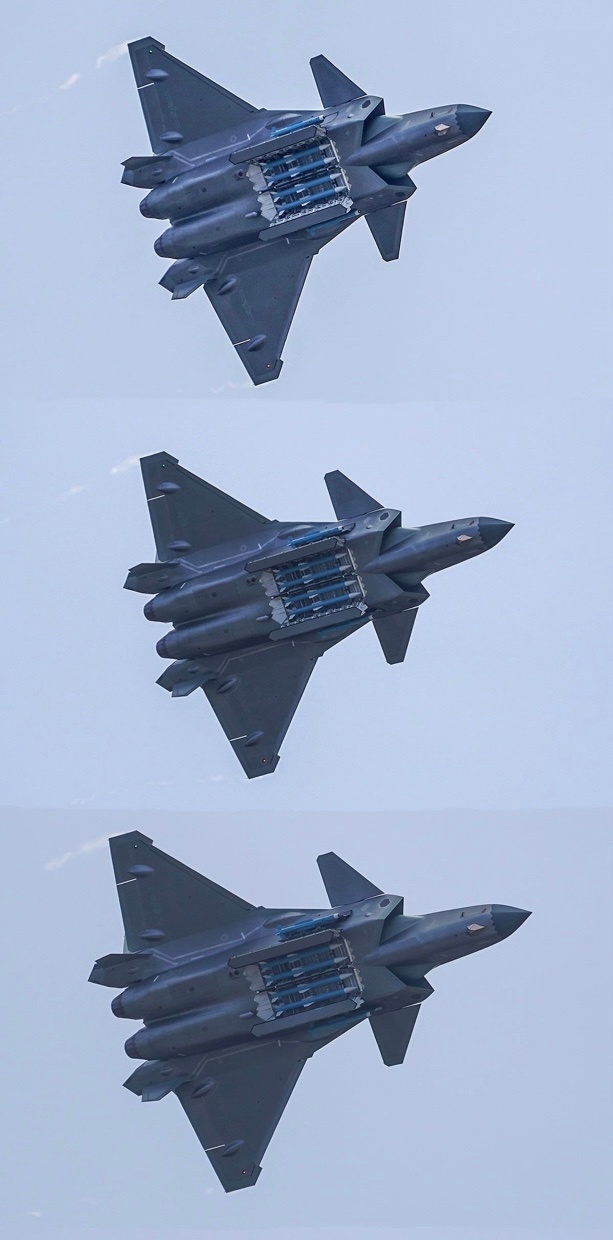 歼20连续开仓图 