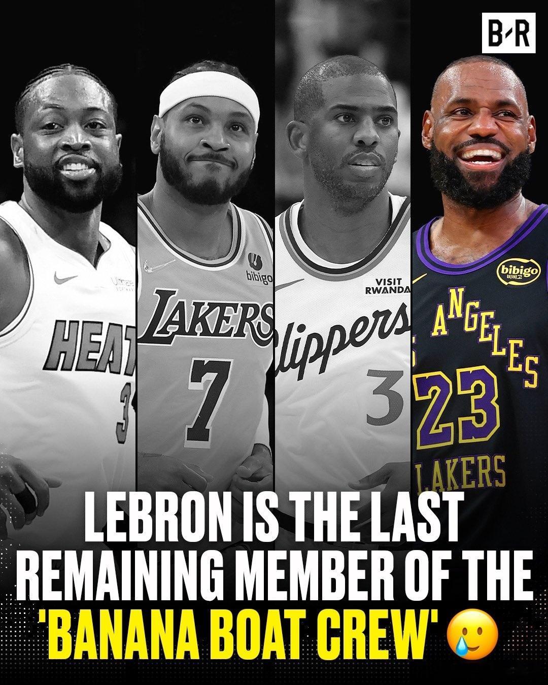 詹姆斯 随着保罗宣布退役，香蕉船兄弟只剩勒布朗詹姆斯还在征战NBA！保罗正式宣布