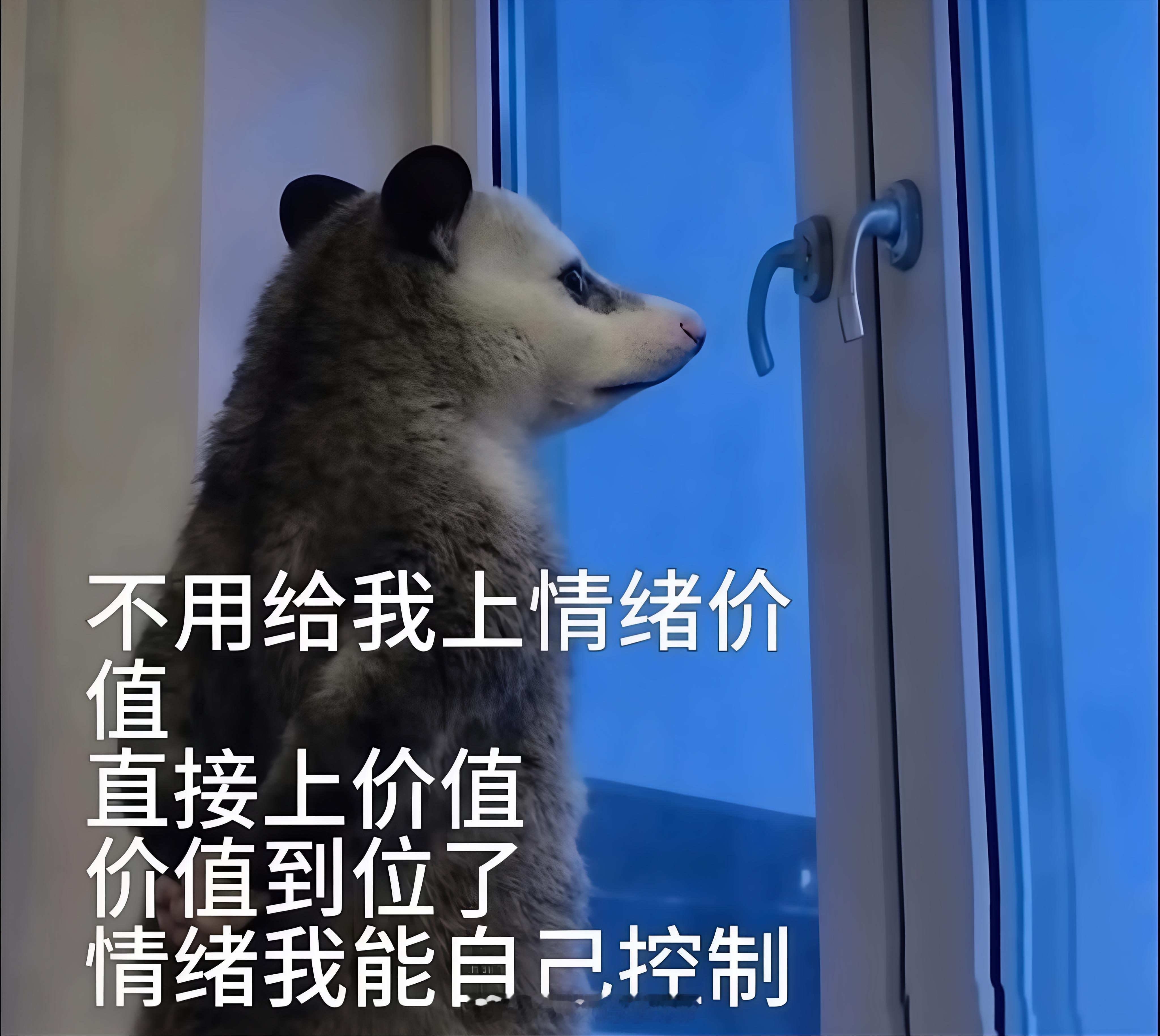 价值到位了，情绪我自己调节