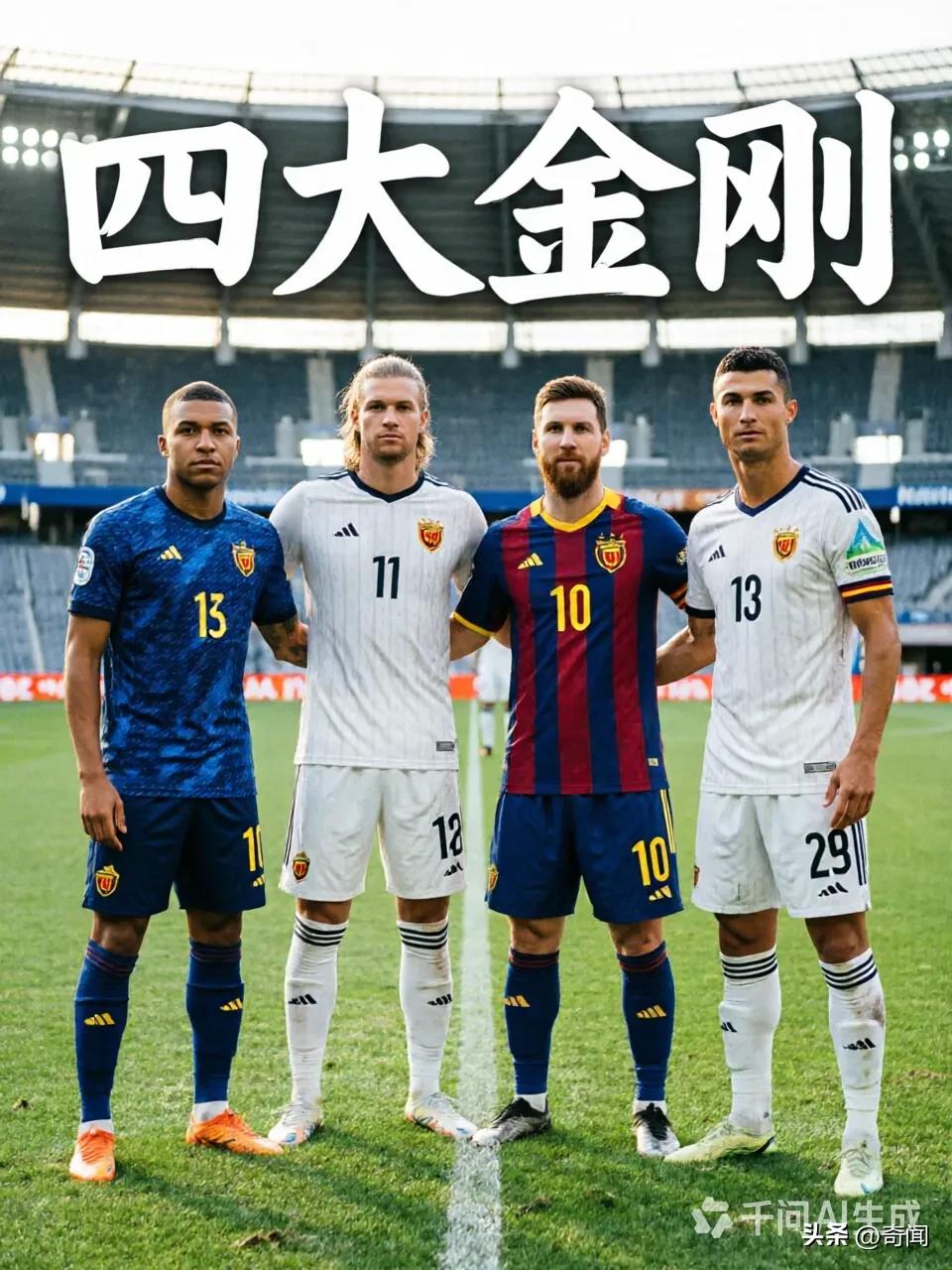 2026世界杯热门球星“四大金刚”已晋级其二，姆巴佩再刷2球，历史成绩距离梅西只