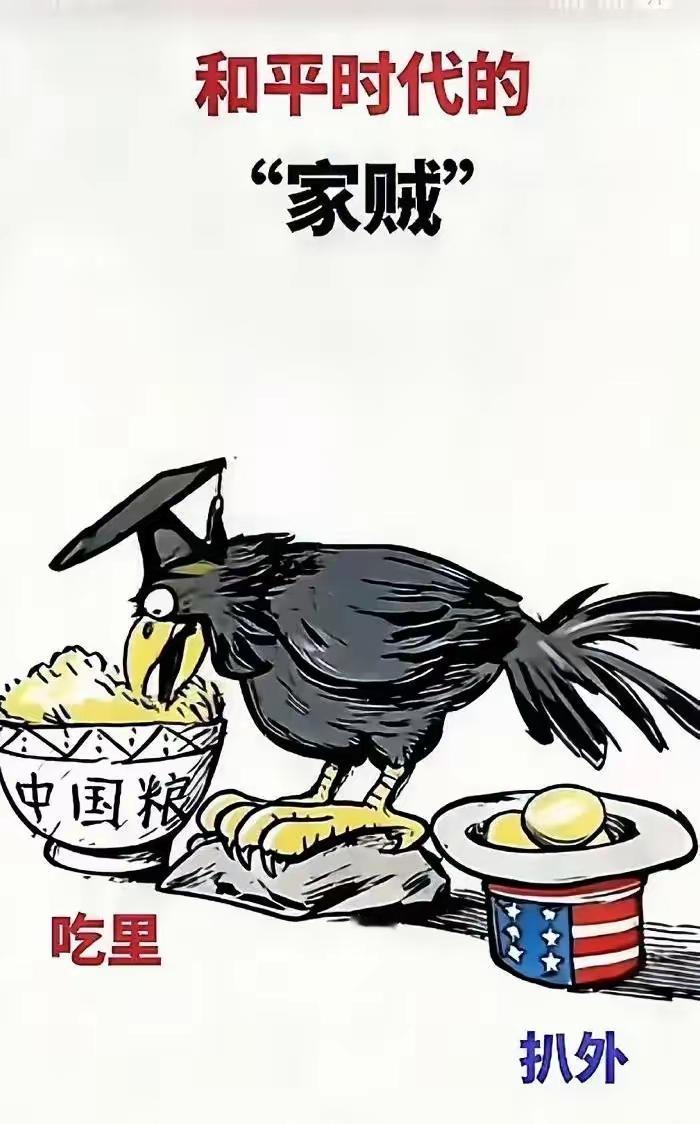 寥寥几笔，画出了新时代伪军的丑恶嘴脸，更撕开了那些“家贼”的伪装！
​​他们披着