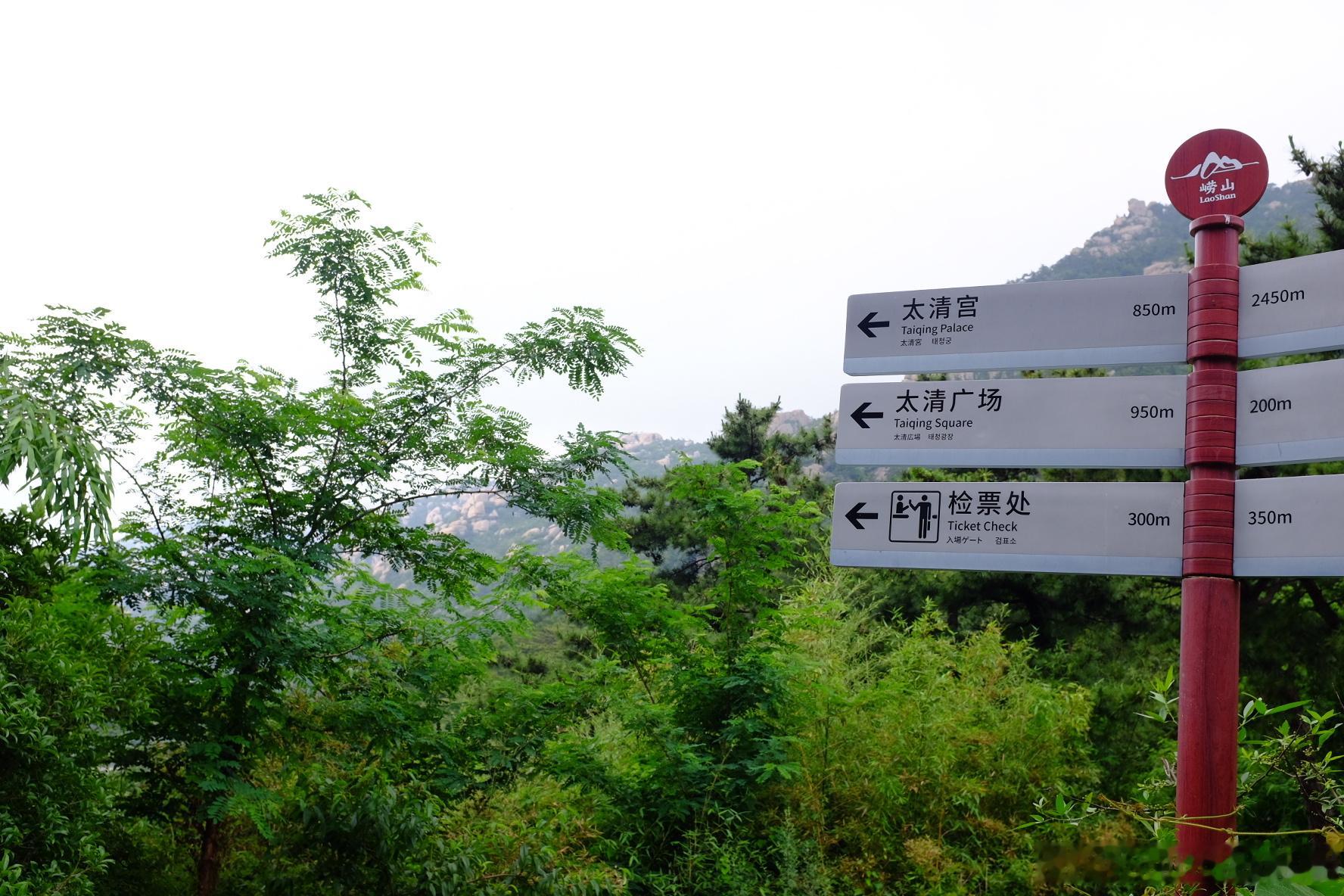 步行前往太清宫，一路上绿油油的很美。老房说很像日本，我说错了是日本像我们。 