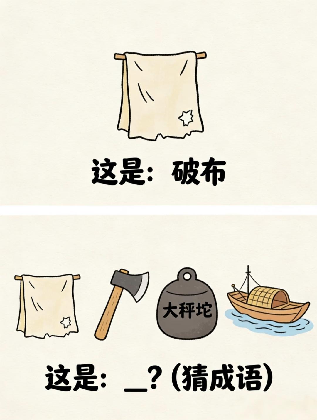 看图猜成语春日生活打卡季 传统文化 看图猜成语 绘画