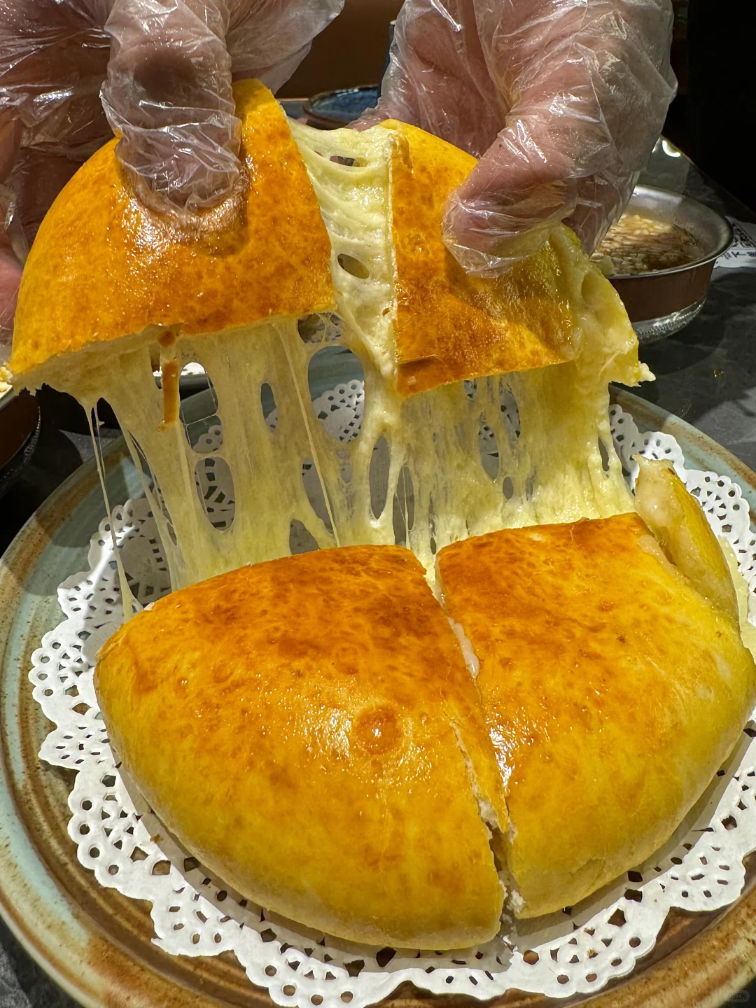 多少次去深圳龙华，就为了这口拉丝奶酪饼！